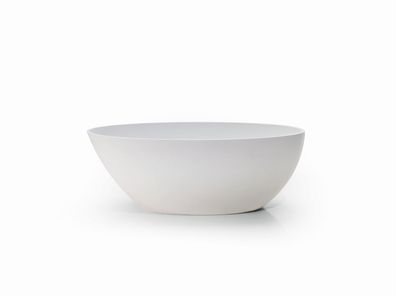 Schröder Badewanne Designwanne Golem E 160 S 160,5x85x46/58 cm cremeweiß matt