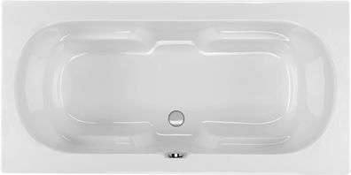 Schröder Rechteckwanne Miranda 180 x 90 x 48,5 cm weiß