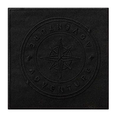 Mono-Quick 12332 Adventure Kompass Schwarz Applikation, Bügelbild, Patch, Outdoor
