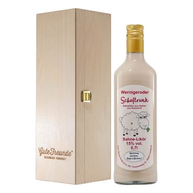 Blume Wernigeroder Schaftrunk Sahne-Likör mit Geschenk-HK