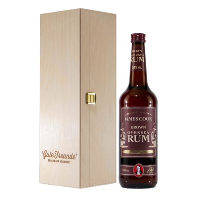 James Cook Oversea Rum 54% mit Geschenk-HK