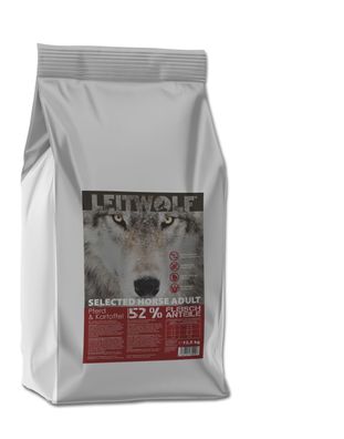Leitwolf Selected Pferd mit Kartoffeln