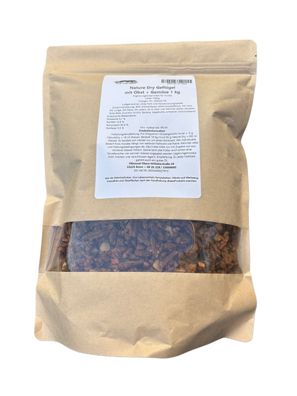 Trocken-BARF: NATURE DRY Geflügel + Obst & Gemüse 1kg