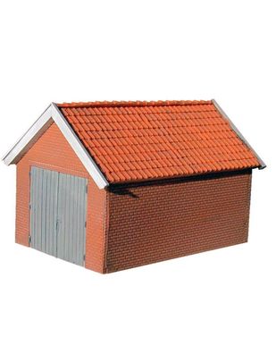 AlsaCast H0 8710.109 Bausatz Backstein Einfamilienhaus - Garage - OVP NEU