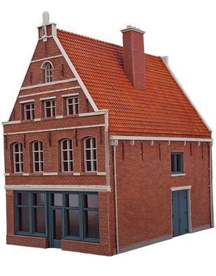 AlsaCast H0 8710.180 Bausatz Norddeutsches Backsteinhaus mit Ladengeschäft - OVP NEU