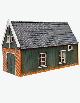 Alsacast H0 8710.193 Bausatz Backstein / Holz-Scheune Typ V - OVP NEU