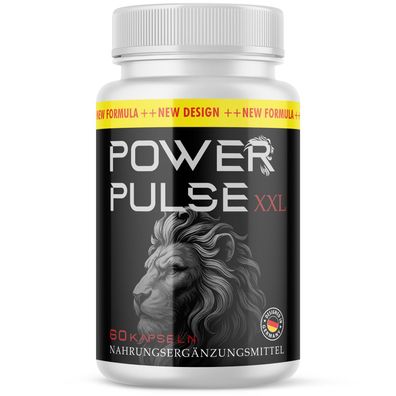 Power Pulse XXL Caps - Kraft für den aktiven Mann - 60 Kapseln