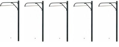 Sommerfeldt 428 N Straßenbahn Streckenmast, schwarz brüniert (VE=5) - OVP NEU