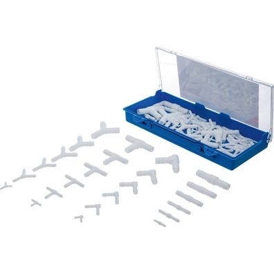 Schlauchverbinder-Set, kraftstoff-und ölbeständig, T-L-I-Y Verbinder,100 tlg