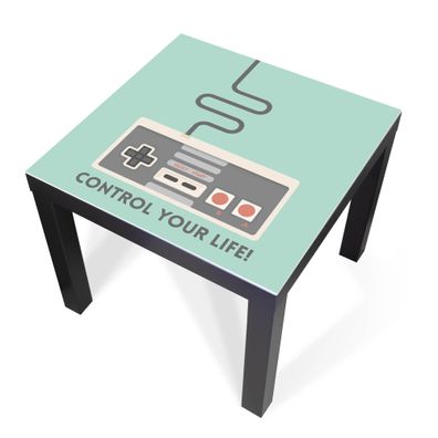 Design-Abdeckung für Tisch - selbstkl. Möbelfolie oder Glasplatte Control