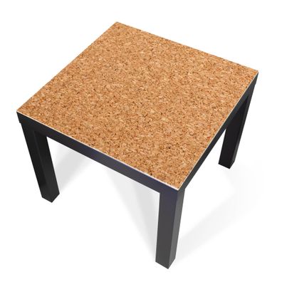 Design-Abdeckung für Tisch - selbstkl. Möbelfolie oder Glasplatte Kork