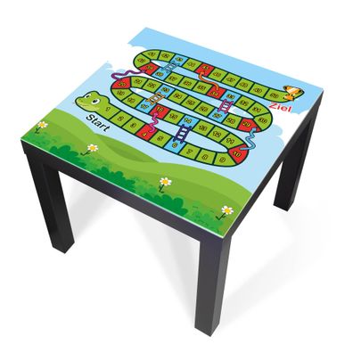 Design-Abdeckung für Tisch - selbstkl. Möbelfolie oder Glasplatte Spiele 3