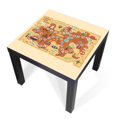Design-Abdeckung für Tisch - selbstkl. Möbelfolie oder Glasplatte Spiele 6