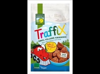 Bohlsener Mühle TraffiX Dinkel-Vollkorn-Kakaokekse 125g