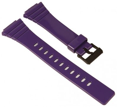 Casio Collection Uhrenarmband Resin lila W-215H 10435867