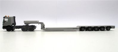 Kibri 1/87 Mercedes Benz Schwerlast-Tiefladerzug grau o. OVP (3612K)