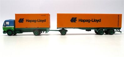 Kibri 1/87 MB NG Hängerzug Leercontainertransport o. OVP (3617K)