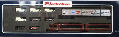 Spur H0 Electrotren 218982 (II) Wagenset Werkstatt-Transort VW DB KKK OVP (1228h)