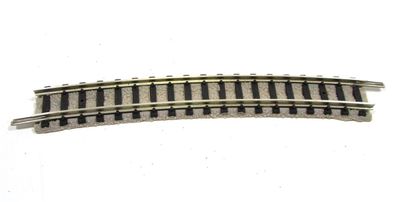 Spur N Fleischmann 9131 Profi Gleis gebogen hell Gleis R3 15' R=396,4mm