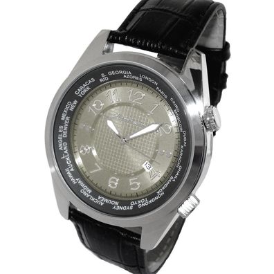 Heinrichssohn Danzig Silver HS1003S Herrenuhr