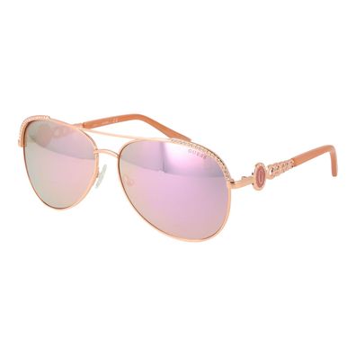 Guess Sonnenbrille GF6085 28U 62 Damen Rosé Gold