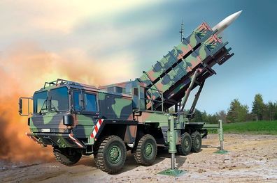 Trumpeter Patriot Abschussrampe Auf 15t mil 01088 in 1:35 Trumpeter 1088 Bausatz