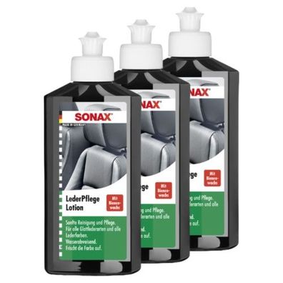 Sonax LederPflegeLotion 3x250 ML