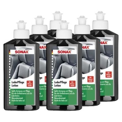 Sonax LederPflegeLotion 6x250 ML