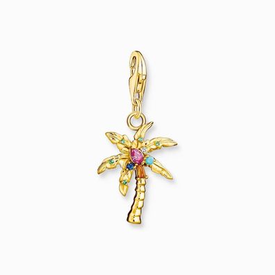 Thomas Sabo - 1934-488-7 - Charm - Damen - 925er Silber gelbvergoldet - Palme