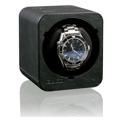 Beco - Uhrenbeweger - Boxy Fancy Brick Leder Schwarz ohne Netzteil - 70002-138