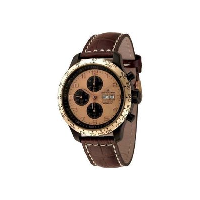Zeno-Watch - Armbanduhr - Herren - OS Retro Chrono - 8557TVDDT-BRG-d6