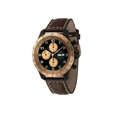Zeno-Watch - Armbanduhr - Herren - OS Retro Chrono - 8557TVDDT-BRG-d1