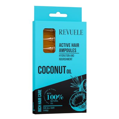 Revuele Kokosnussöl AKTIVE Haarampullen 8x5ml