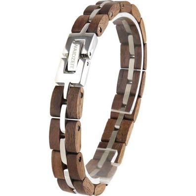 Element Armband Waidzeit Walnuss silberfarben - EL-W02