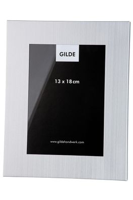 Gilde Fotorahmen "Modern" Aluminium silberfarben 65545