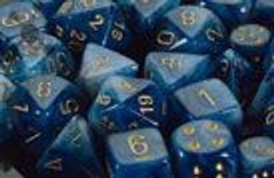 Phantom™ 12mm d6 Teal/gold Dice Block™