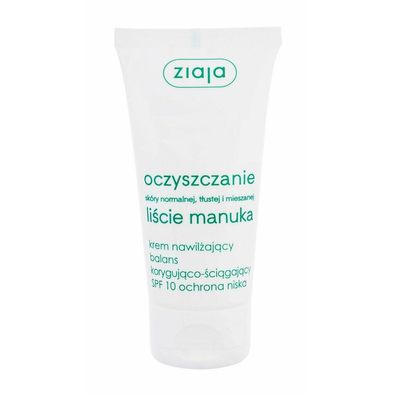 Ziaja Manuka Tree Day Cream SPF10 50ml - Für ölige und Mischhaut