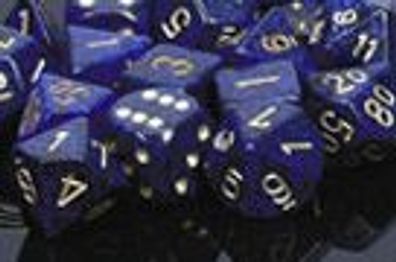 Speckled 12mm d6 Golden Cobalt™ Dice Block™ (36 dice)