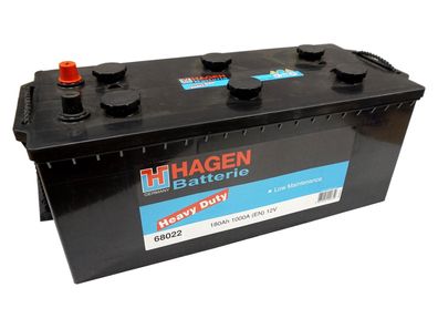 HAGEN Starterbatterie Für NKW, 12 V, gef "68022 HAGEN", Ausführung: Ca/Ca