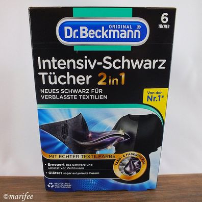 Intensiv-Schwarz-Tücher 2 in 1, neues Schwarz für Textilien Art.-Nr. 12268