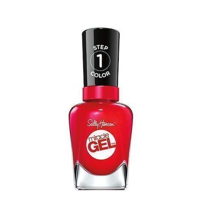 Sally Hansen Gel-Lack 470 Rote Augen, 14,7ml - Hochglänzender, Lang anhaltender