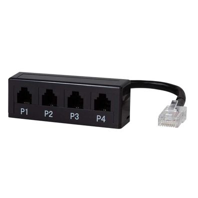 Vielseitige Verbindung: 1x RJ45 zu 4x RJ11 für klare Kommunikation!" Default Title