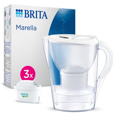 Frisches Wasser leicht gemacht: 2,4L Wasserfilterkanne mit 3 Filterkartuschen" Defau
