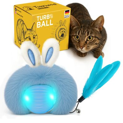 Interaktiver Spielspaß: Elektrischer Katzenspielzeug-Ball in Blau" Default Title