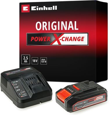 Vielseitiges Starter Kit: 2,5 Ah Akku & Schnellladegerät für Power X-Change" Default