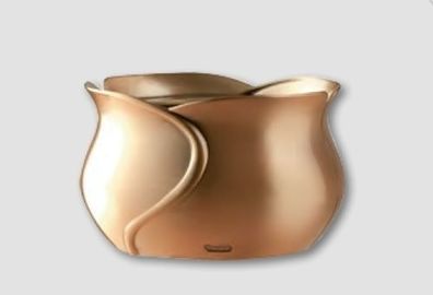 Kleine Grabschale aus Bronze Urnengrab Grab-Pflanzschale Blumenschale 16x10 cm