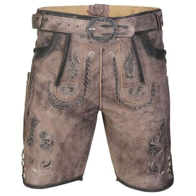 MarJo Lederhose Samuel granit - Größe: 48