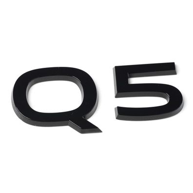 Original Audi Q5 Schriftzug Aufkleber Modellbezeichnung Emblem schwarz 8MA8537405FQ