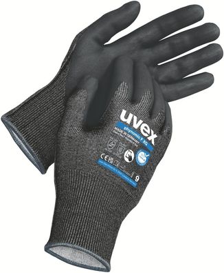 Uvex Schutzhandschuhe Phynomic F Xg Protexxion Zone 60094 Schwarz 10 Paar-6