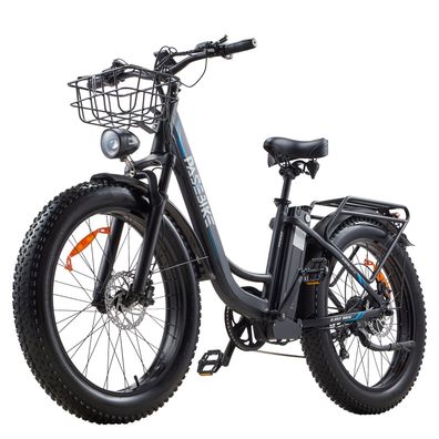 26" x 4,0 Reifen City Elektrofahrrad Shimano 7-speed 48V 25AH E-bike with APP